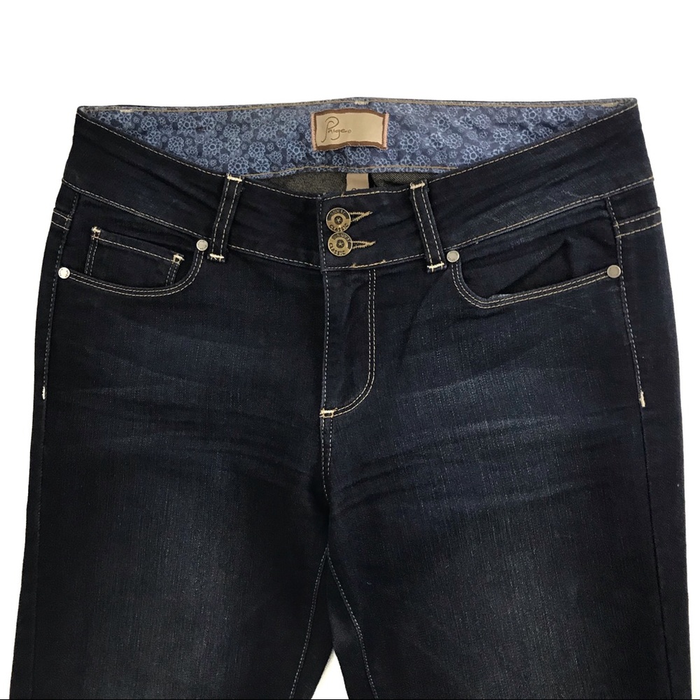 PAIGE Dark Wash H H Bootcut Blue Jeans Sz 27